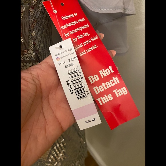 R&M Richards Silver Dress - Picture 8 of 11